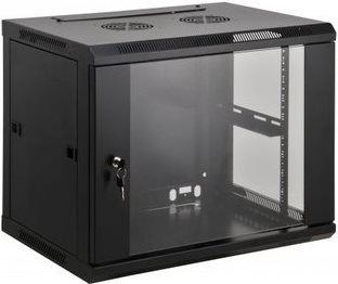 Купить Intellinet - Wandschrank - Schwarz, RAL 9005 - 9U - 48,3 cm (19") (711814) в магазине wardena.ru