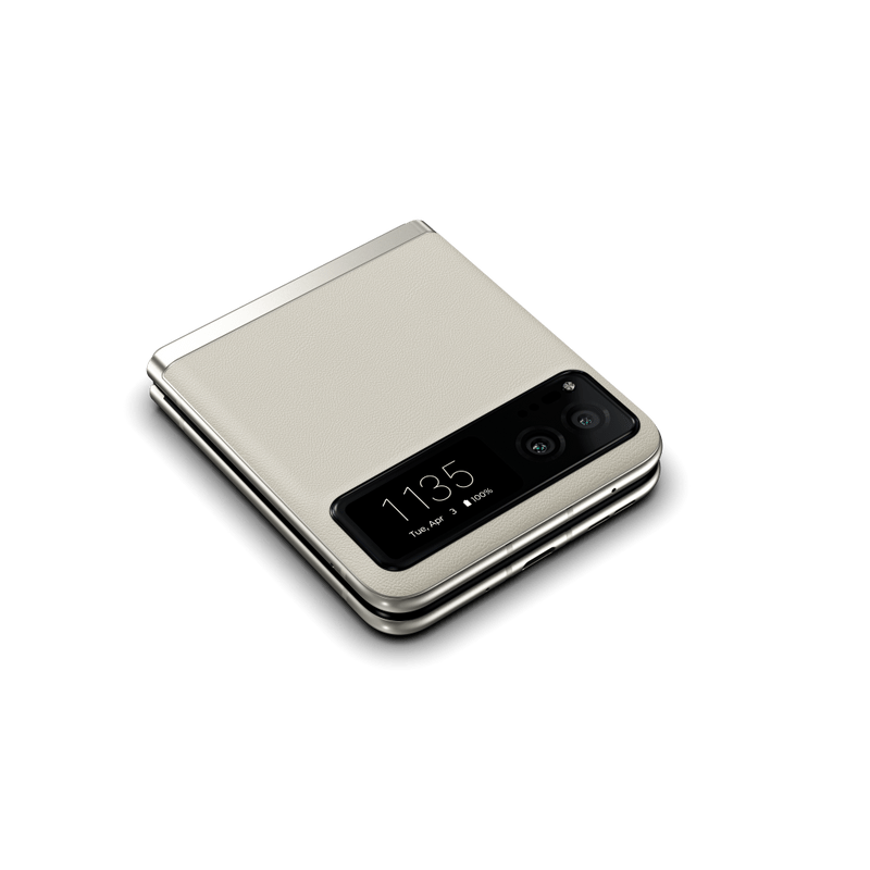 Купить Motorola RAZR 40 17,5 cm (6.9") Dual-SIM Android 13 5G USB Typ-C 8 GB 256 GB 4200 mAh Cremefarben (PAYA0032SE) в магазине wardena.ru