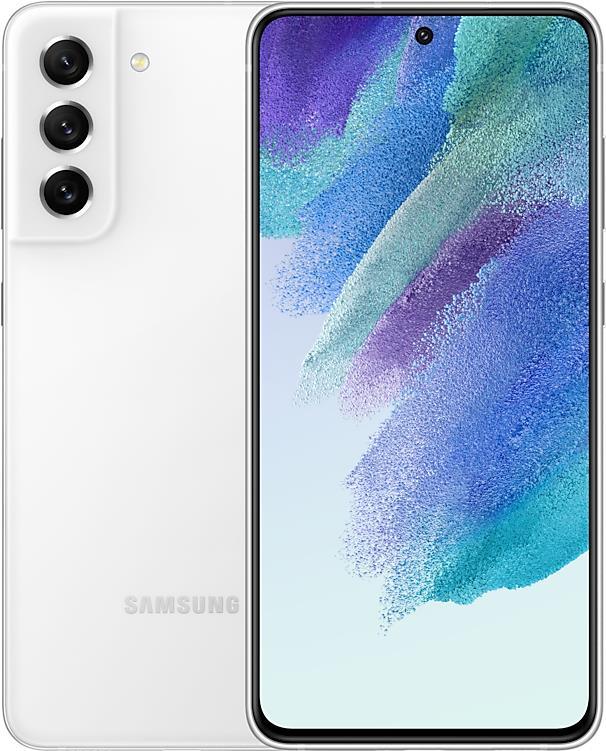 Купить Samsung Galaxy S21 FE 5G - 5G Smartphone - Dual-SIM - RAM 6GB / Interner Speicher 128GB - OLED-Display - 6.4" - 2340 x 1080 Pixel (120 Hz) - Triple-Kamera 12 MP, 12 MP, 8 MP - front camera 32 MP - weiß (SM-G990BZWFEUB) в магазине wardena.ru