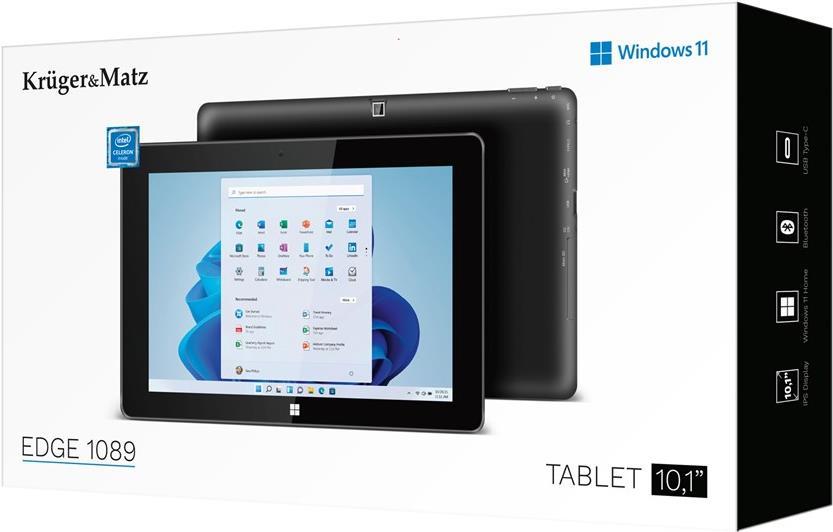 Купить Krüger&Matz KM1089 tablet 4 GB DDR3 128 GB Intel® Celeron® N4020, Dual Core 25,6 cm (10.1") Wi-Fi 5 (802.11ac) Win 11 PRO (KM1089S) в магазине wardena.ru
