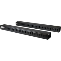 Купить StarTech.com Vertikaler Kabelordner mit Finger Duct - 0U - 1,8m - Rack Kabelmanager - Kabel - Organizer - 1.83 m - Schwarz - 40U (Anzahl pro Packung: 2 ) (CMVER40UF) в магазине wardena.ru