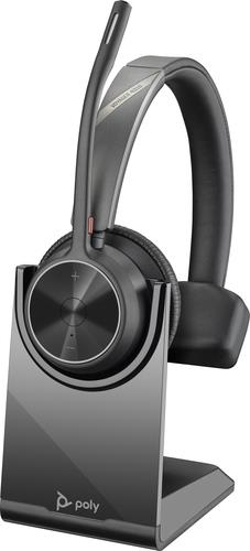 Купить HP Poly VOYAGER 4310 Headset mit Ladestation - Kabellos - Büro/Callcenter - 122 g - Kopfhörer - Schwarz (77Y92AA) в магазине wardena.ru