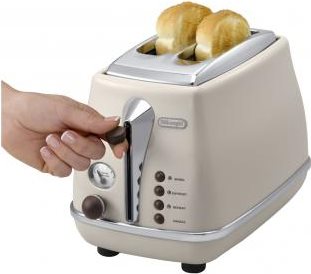 Купить De'Longhi Icona Vintage CTOV 2103.BG - Toaster - 2 Scheibe - 2 Steckplatz - beige (0176129045) в магазине wardena.ru