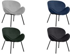 Купить PAPERFLOW Besuchersessel SMILE, blau Gestell aus schwarzem, pulverbeschichtetem Stahl, mit Hart - 1 Stück (FTSML.01.06) в магазине wardena.ru