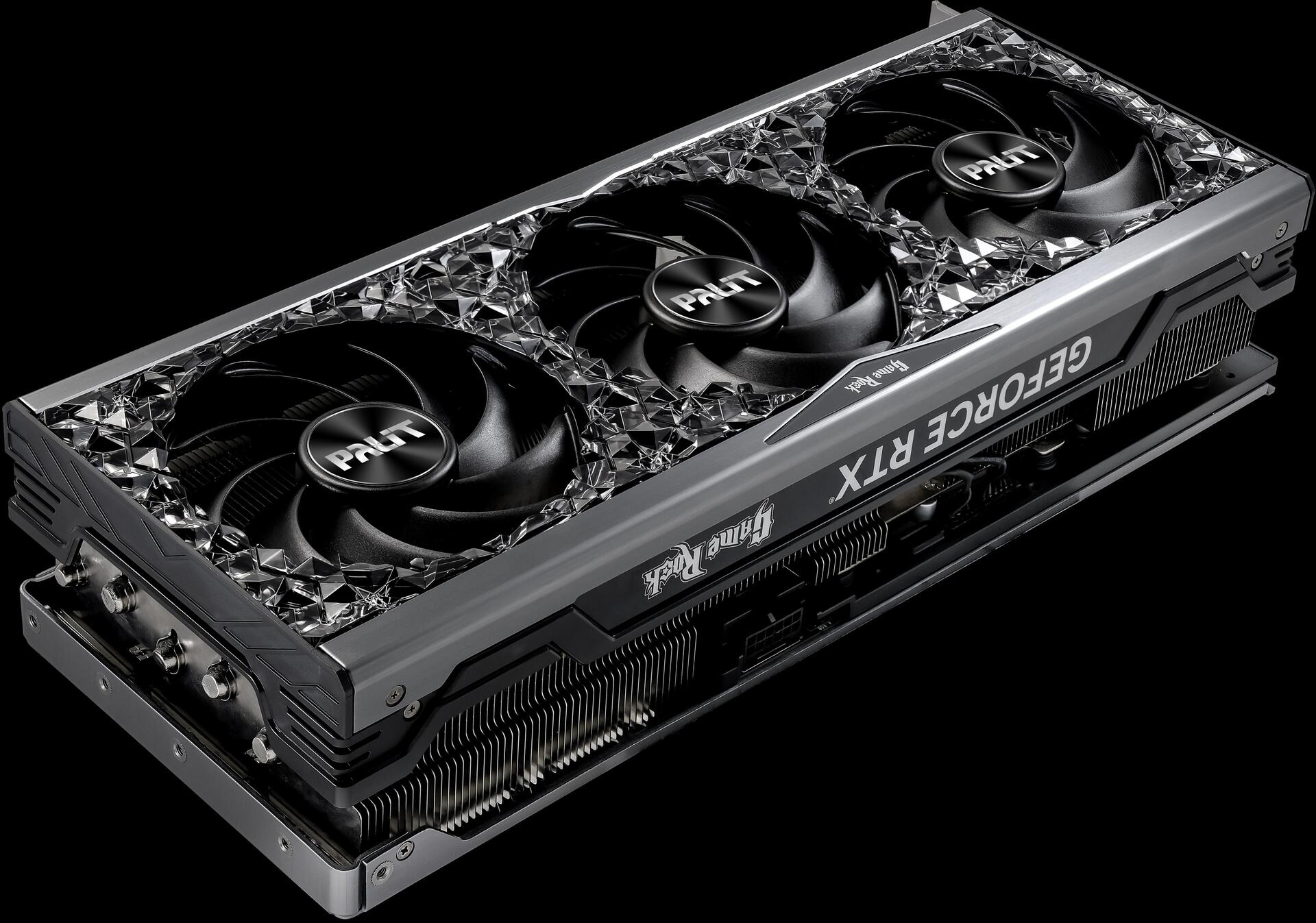 Купить Palit GeForce RTX 4090 GameRock - Grafikkarten - NVIDIA GeForce RTX 4090 - 24 GB GDDR6X - PCIe 4.0 - HDMI, 3 x DisplayPort (NED4090019SB-1020G) в магазине wardena.ru