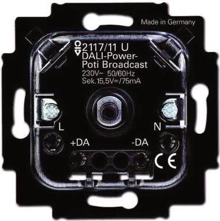 Купить Busch Jaeger 2117/11 U Dimmer Eingebaut Schwarz (6599-0-2986) (2CKA006599A2986) в магазине wardena.ru