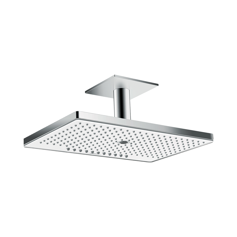 Купить Hansgrohe Rainmaker Select Верхний душ 460 3jet с потолочным подсоединением хром-белый матовый 24006400 в магазине wardena.ru