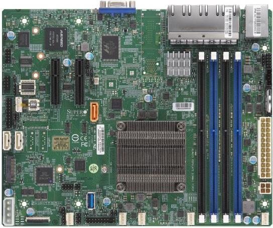 Купить Super Micro SUPERMICRO A2SDV-4C-LN8F - Motherboard - FlexATX - Intel Atom C3558 - USB3.0 - 8 x Gigabit LAN - Onboard-Grafik (MBD-A2SDV-4C-LN8F-O) в магазине wardena.ru