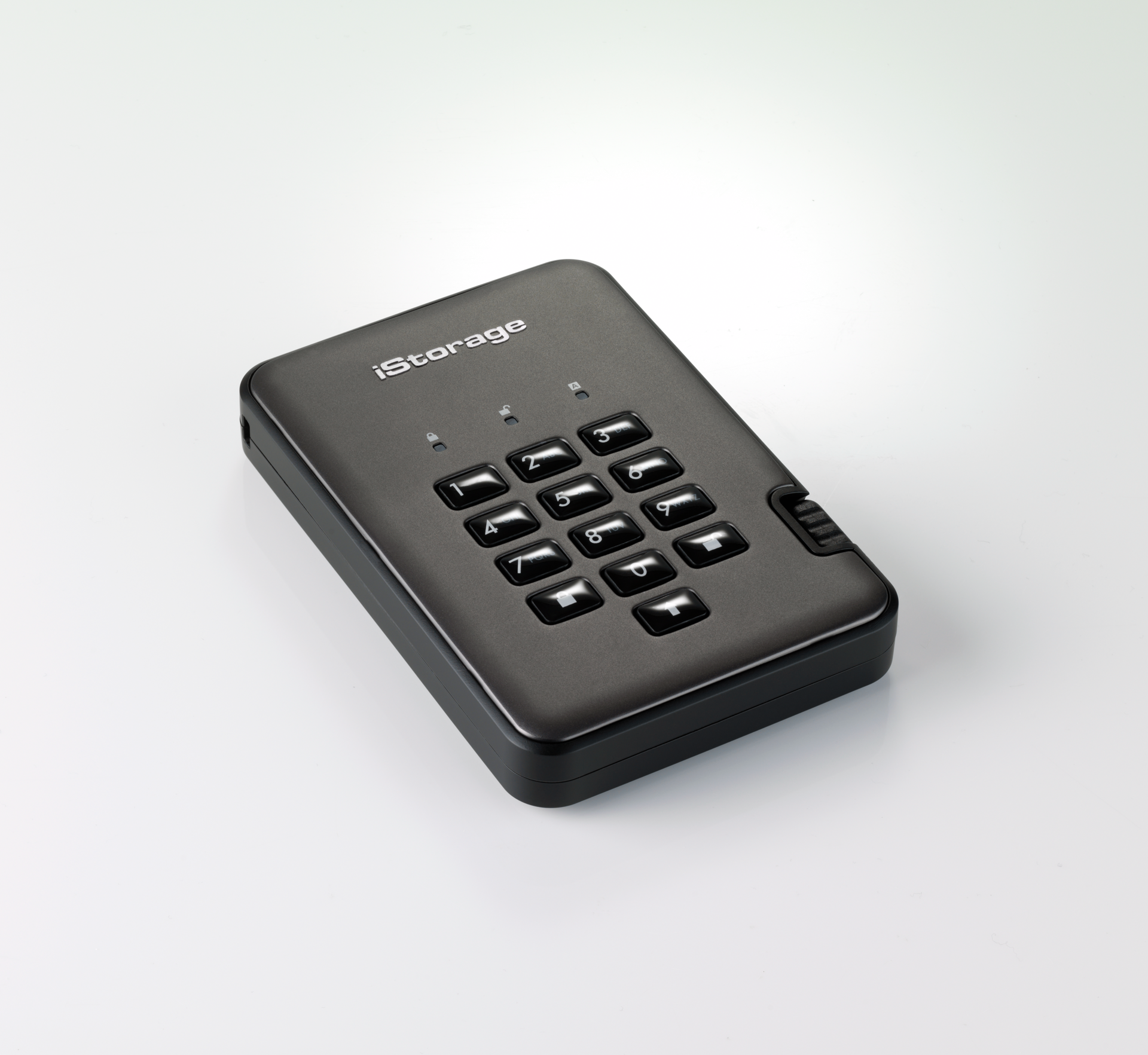 Купить iStorage diskAshur PRO² - SSD - verschlüsselt - 4 TB - extern (tragbar) - USB 3.1 - FIPS 197, 256-bit SHA, 256-bit AES-XTS - TAA-konform (IS-DAP2-256-SSD-4000-C-G) в магазине wardena.ru
