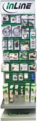 Купить InLine® Aufstellwand für Blisterware, unbestückt (20110L) в магазине wardena.ru