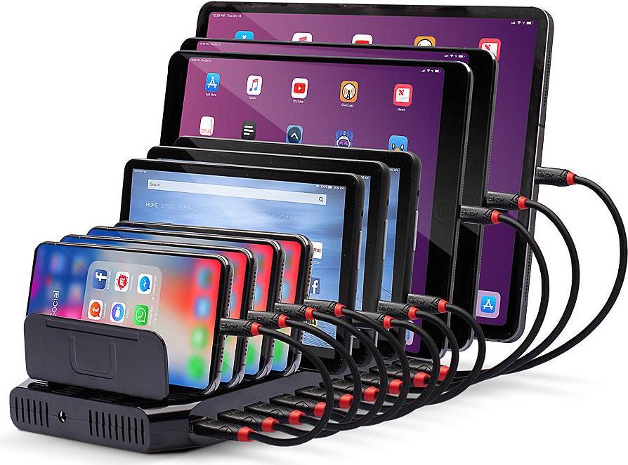 Купить Lindy - Netzteil - 2,4 A - 10 Ausgabeanschlussstellen (USB (nur Strom)) - Australien, Großbritannien und Nordirland, Vereinigte Staaten, Europa (73309) в магазине wardena.ru