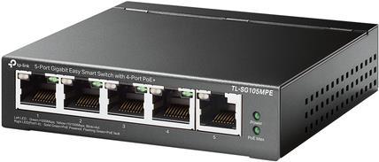 Купить TP-Link TL-SG105MPE V1.60 - Switch - 5 x 10/100/1000 - Desktop в магазине wardena.ru