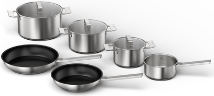 Купить Bosch Topf-Set Pro Induction HEZ9SE060 - edelstahl - 6-teilig (HEZ9SE060) в магазине wardena.ru