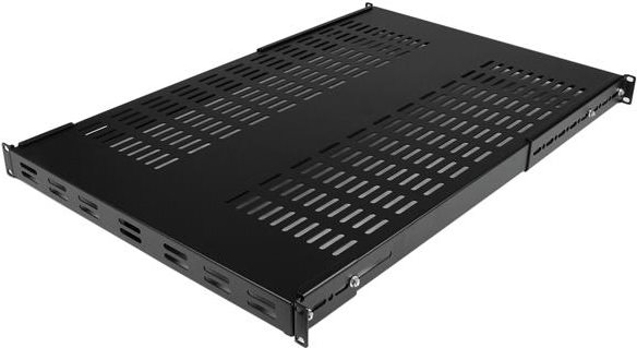 Купить StarTech.com Server Rack Shelf - 1U - Adjustable Mount Depth - Heavy Duty - Rack - Regal - Schwarz - 1U - 48.3 cm (19") - für P/N: RK1233BKM, RK2433BKM, RK2537BKM, RK3236BKF, RK4236BKB, RK4242BK24, RK4242BK30 (ADJSHELFHDV) в магазине wardena.ru