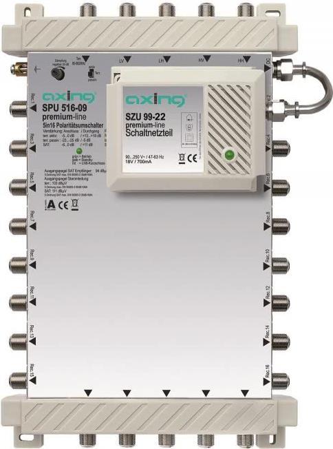 Купить Axing SPU 516-09 Satblock-Verteilung 5 Eingänge 16 Ausgänge (SPU 516-09) в магазине wardena.ru