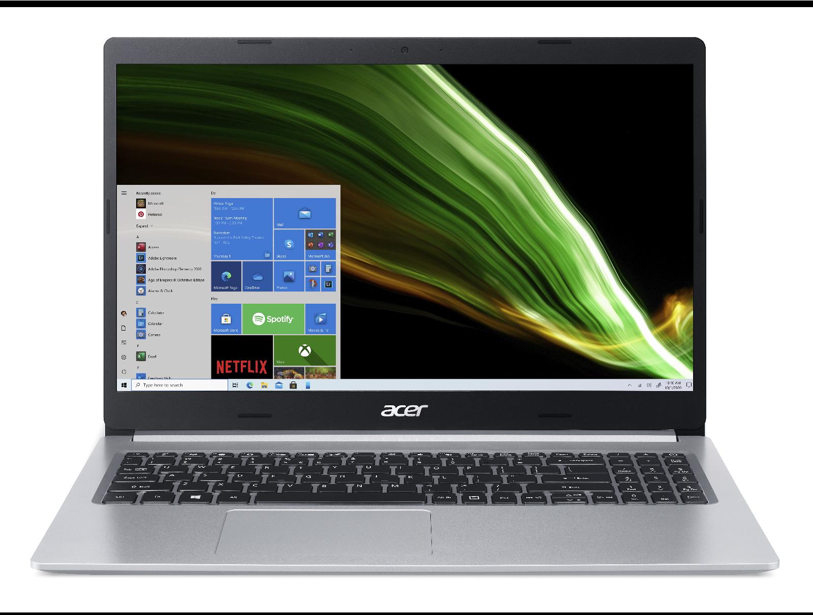 Купить Acer Aspire 5 A515-45 - AMD Ryzen 5 5500U / 2.1 GHz - Win 11 Home - Radeon Graphics - 8 GB RAM - 256 GB SSD - 39.62 cm (15.6") IPS 1920 x 1080 (Full HD) - Wi-Fi 6 - Reines Silber - kbd: Deutsch (NX.A82EV.01C) в магазине wardena.ru