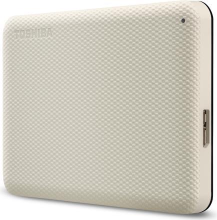 Купить Toshiba Canvio Advance - Festplatte - 2 TB - extern (tragbar) - 2.5" (6.4 cm) - USB 3.2 Gen 1 - hellbeige (HDTCA20EW3AA) в магазине wardena.ru