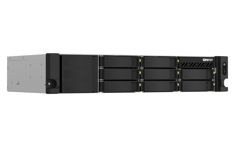 Купить QNAP TS-864EU-RP NAS Rack (2U) Eingebauter Ethernet-Anschluss Schwarz (TS-864eU-RP-4G) в магазине wardena.ru