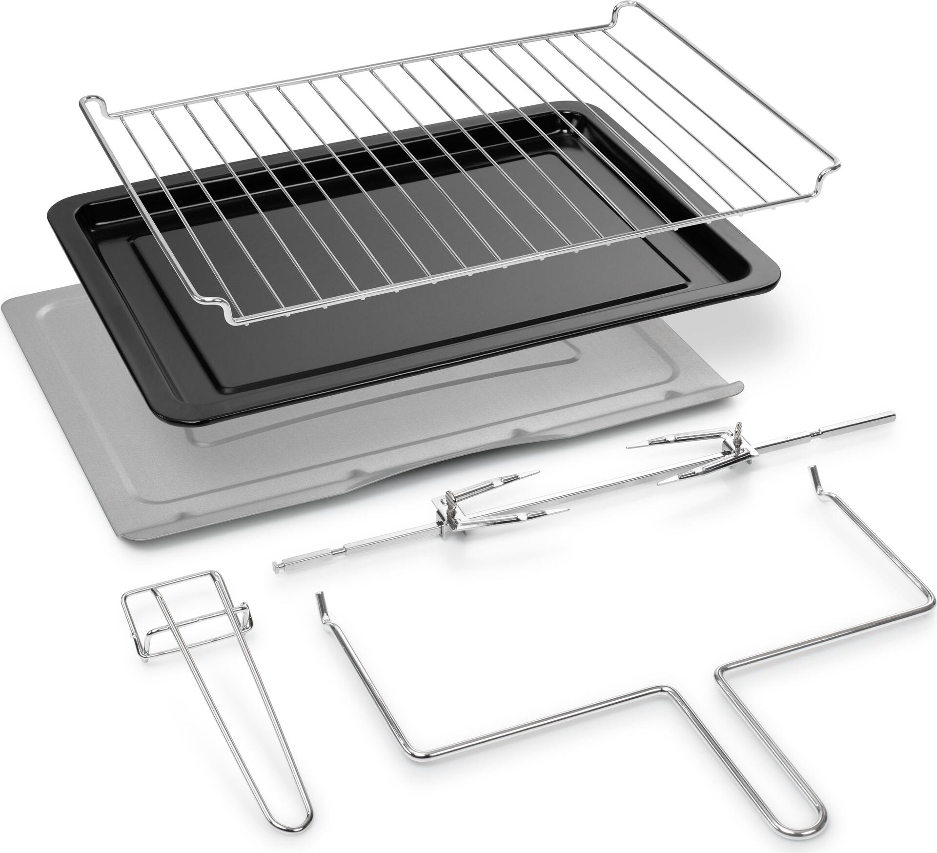 Купить Princess 112756 Konvektionsbackofen DeLuxe - 45 l - 1800 W - Schwarz - Drehregler - Glas - CE (01.112756.01.001) в магазине wardena.ru