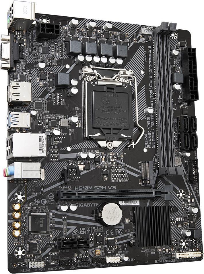 Купить GIGABYTE H510M S2H V3 LGA1200 mATX MB 2xDDR4 4xSATA 1xM.2 (H510M S2H V3) в магазине wardena.ru
