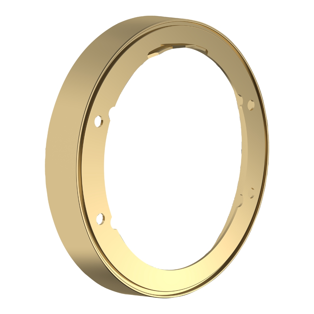 Купить Hansgrohe Удлинитель внешней части, Ø 150 мм полированное золото 13597990 в магазине wardena.ru