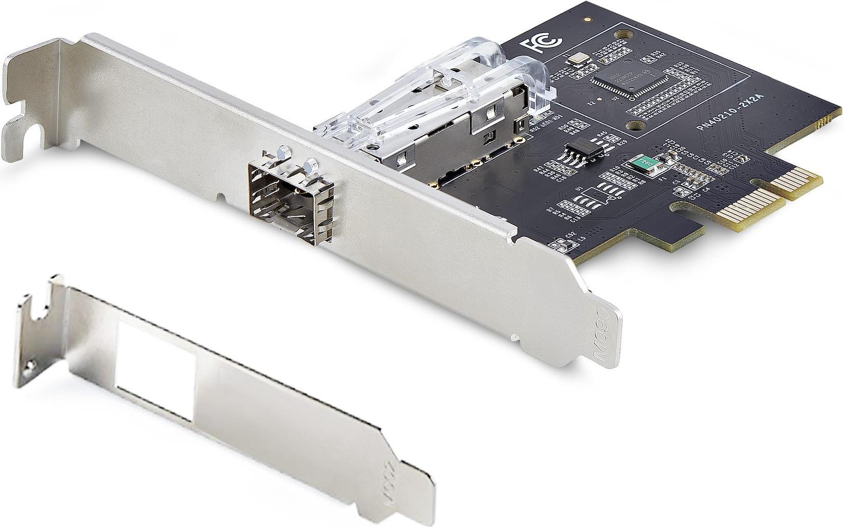 Купить StarTech.com 1-Port GbE SFP Network Card, PCIe 2.1 x1, Intel I210-IS, 1GbE Controller, 1000BASE Copper/Fiber Optic, Single-Port Gigabit Ethernet NIC, Desktop/Server Backplanes - Windows and Linux Compatible (P011GI-NETWO (P011GI-NETWORK-CARD) в магазине wardena.ru