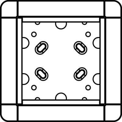 Купить Ritto 1883170 Interkom-System-Zubehör Rahmen (1883170) в магазине wardena.ru