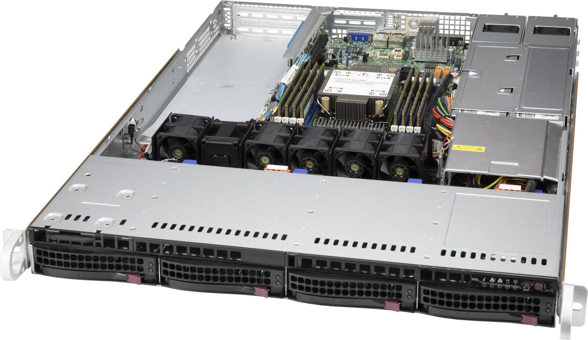 Купить Supermicro CSE-815TQC4-R504WB3 - Intel/AMD - Rack (1U) - Schwarz - Ventilatorausfall - HDD - LAN - Leistung - System - 4 Lüfter - 4 cm (CSE-815TQC4-R504WB3) в магазине wardena.ru