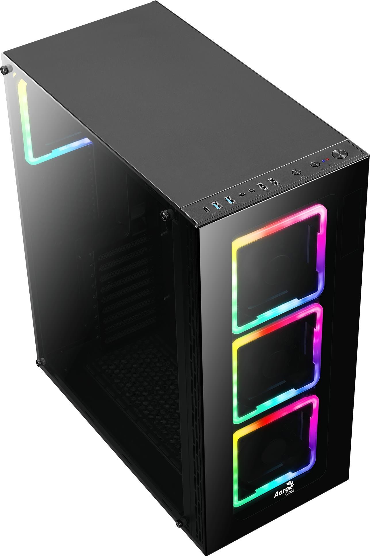 Купить Aerocool Tor Pro - Full-Tower - PC - Acrylnitril-Butadien-Styrol (ABS) - SPCC - ATX,EATX,Micro-ATX,Mini-ITX - Schwarz - Gaming (ACCF-PB11043.11) в магазине wardena.ru