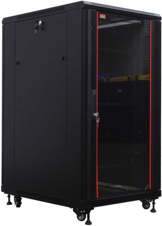 Купить IT-BUDGET 19"-Netzwerkschrank SRK - 22 HE - BxT 600x800 mm - Sicht-/Vollblechtür - montiert - schwarz (99ITB19SRK2268GSNM) в магазине wardena.ru