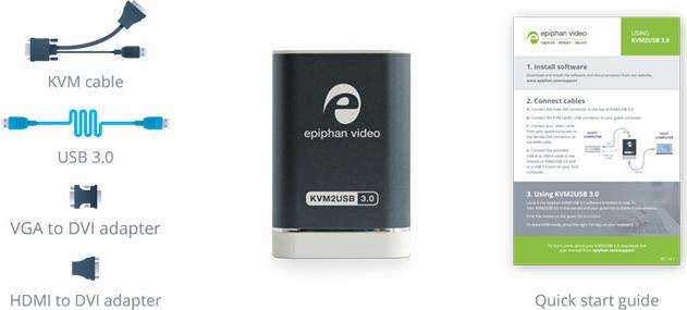 Купить Epiphan Die KVM2USB-Aufnahmekarte von ist für Administratoren die einfache und kostengünstige Notfalllösung im Taschenformat für den Einsatz an Servern und anderen Monitorlosen Geräten. Zur Verwendung der KVM2USB schließ (KVM2USB3.0) в магазине wardena.ru