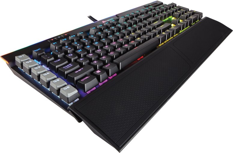 Купить Corsair Gaming K95 RGB PLATINUM Mechanical - Tastatur - USB - Deutsch - Schwarz (CH-9127014-DE) в магазине wardena.ru