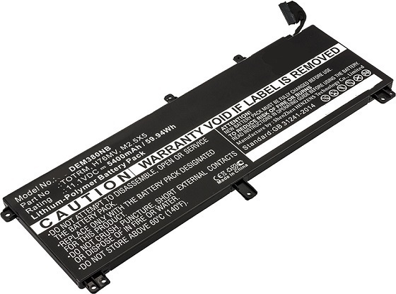 Купить CoreParts - Laptop-Batterie - Lithium-Polymer - 5400 mAh - 59.9 Wh - Schwarz - für Dell Precision M3800, XPS 15 (9530) (MBXDE-BA0120) в магазине wardena.ru
