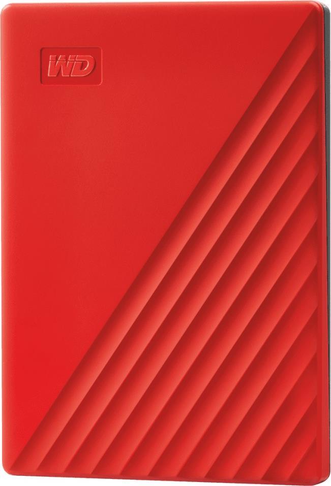 Купить WD My Passport WDBYVG0020BRD - Festplatte - verschlüsselt - 2TB - extern (tragbar) - USB3.0 - 256-Bit-AES - Rot (WDBYVG0020BRD-WESN) в магазине wardena.ru