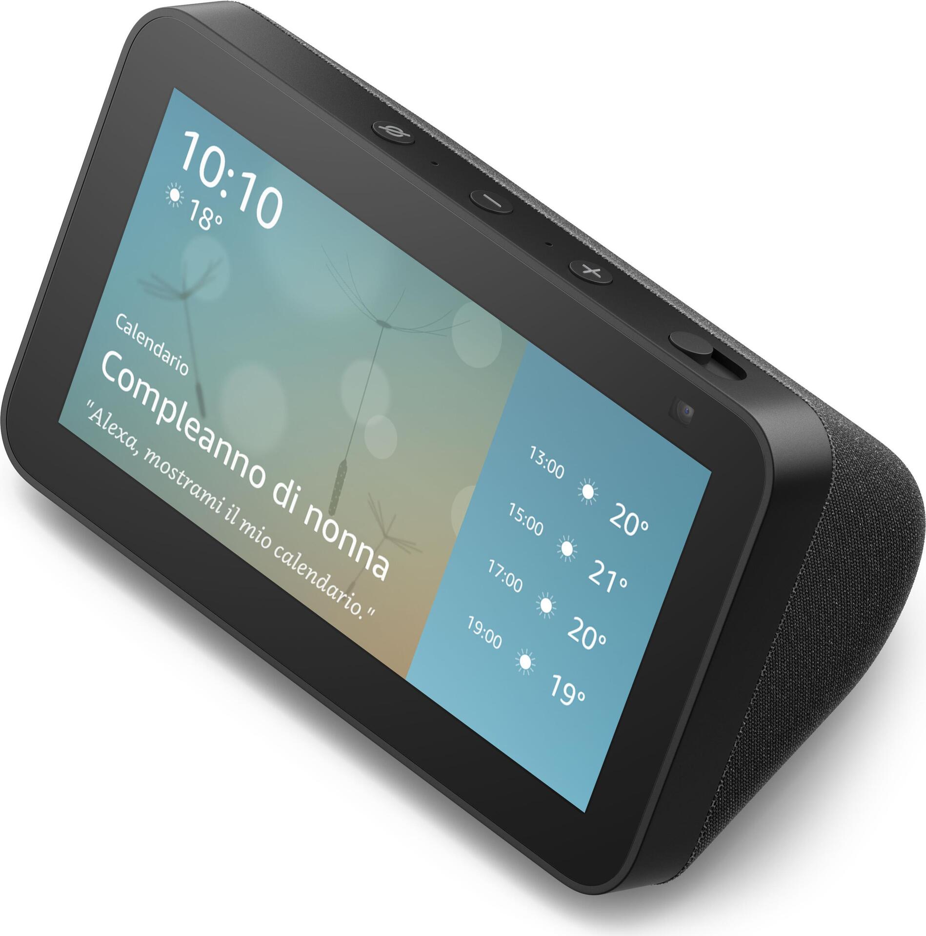 Купить Amazon Echo Show 5 - Amazon Alexa - Rechteck - Anthrazit - 14 cm (5.5" ) - 960 x 480 Pixel - 2 MP (B08KH2MTSS) в магазине wardena.ru