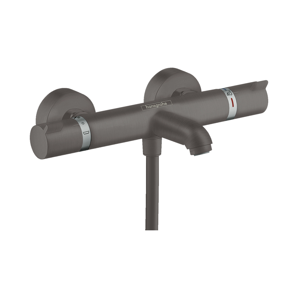 Купить Hansgrohe Ecostat Термостат для ванны Ecostat Comfort ВМ 1/2 хром-черный матовый 13114340 в магазине wardena.ru