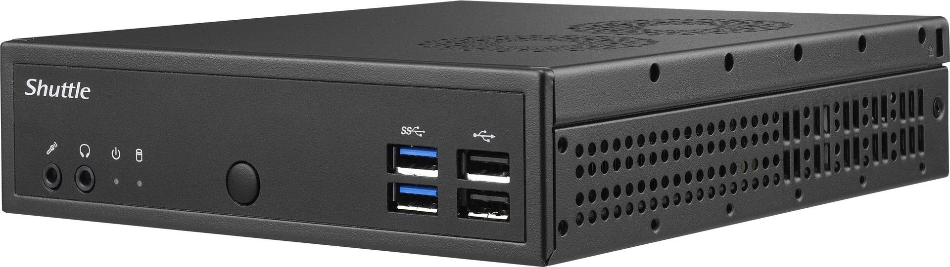 Купить Shuttle XPC slim DH02U - Barebone - Slim-PC - 1 x Celeron 3865U ULV - NVIDIA GeForce GTX 1050 - GigE (DH02U) в магазине wardena.ru