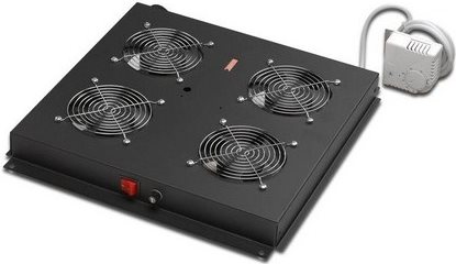 Купить Digitus DN-19 FAN-4-B-N - Rack-Dach mit 4 Lüftern und Thermostat - Schwarz, RAL 9005 - 48,3 cm (19") (DN-19 FAN-4-B-N) в магазине wardena.ru