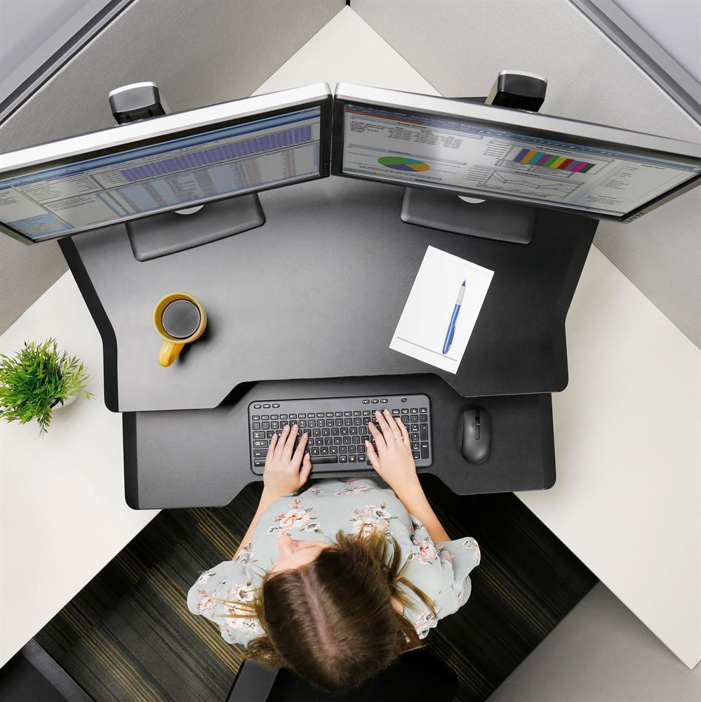 Купить Ergotron WorkFit Schwarz Computertisch (33-468-921) в магазине wardena.ru