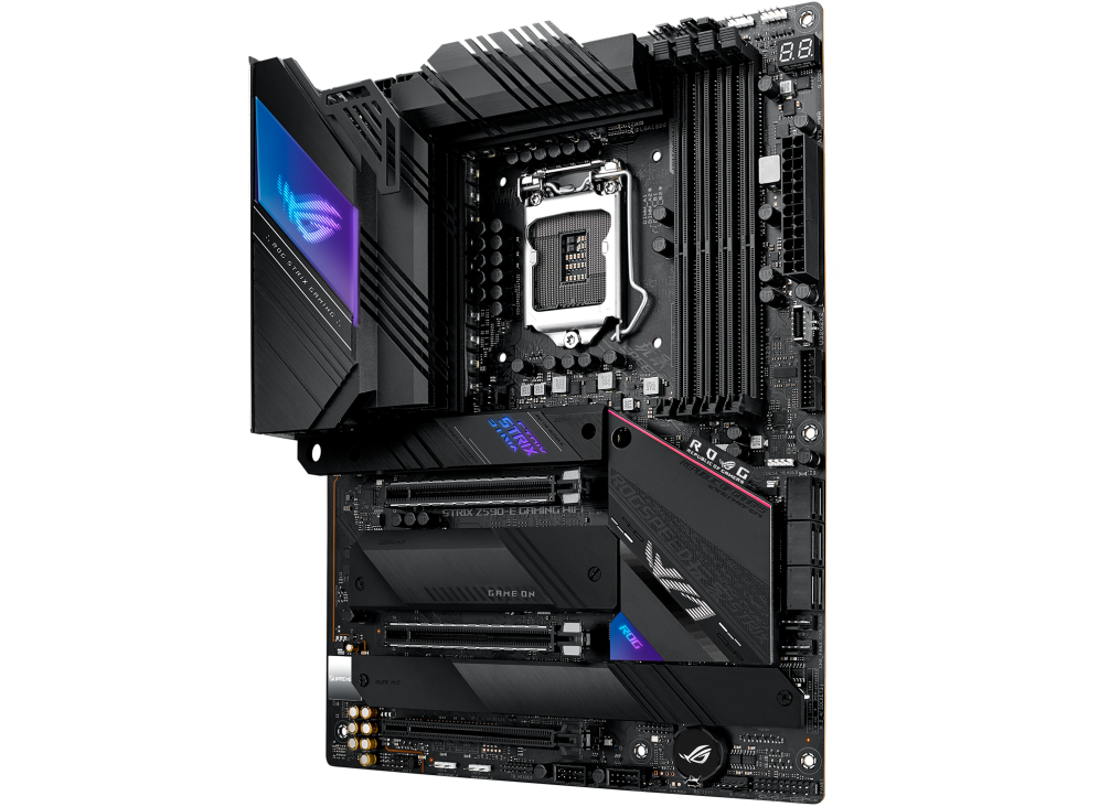 Купить ASUS ROG STRIX Z590-E GAMING WIFI - Motherboard - ATX - LGA1200-Sockel - Z590 - USB-C Gen2, USB 3,2 Gen 1, USB 3,2 Gen 2, USB-C Gen 2x2 - Wi-Fi, 2 x 2,5 Gigabit LAN - Onboard-Grafik (CPU erforderlich) - HD Audio (8-Kanal (90MB1640-M0EAY0) в магазине wardena.ru