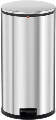 Купить Hailo Mülleimer 44 l Pure XL (Ø x H) 450 mm x 700 mm Silber Fuß-Tretmechanik, Selbstschließender Schwingdeckel 1 St. (0545-010) в магазине wardena.ru