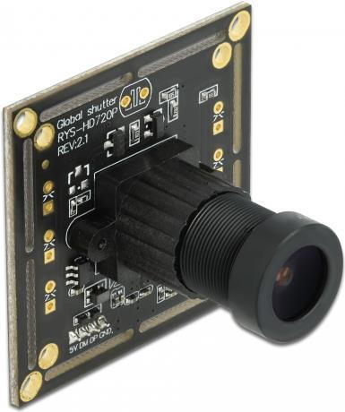 Купить DeLOCK USB2.0 Camera Module with Global Shutter black / white 0,92 mega pixel 32° fix focus - USB2.0 Kameramodul 0,92Mp (96397) в магазине wardena.ru
