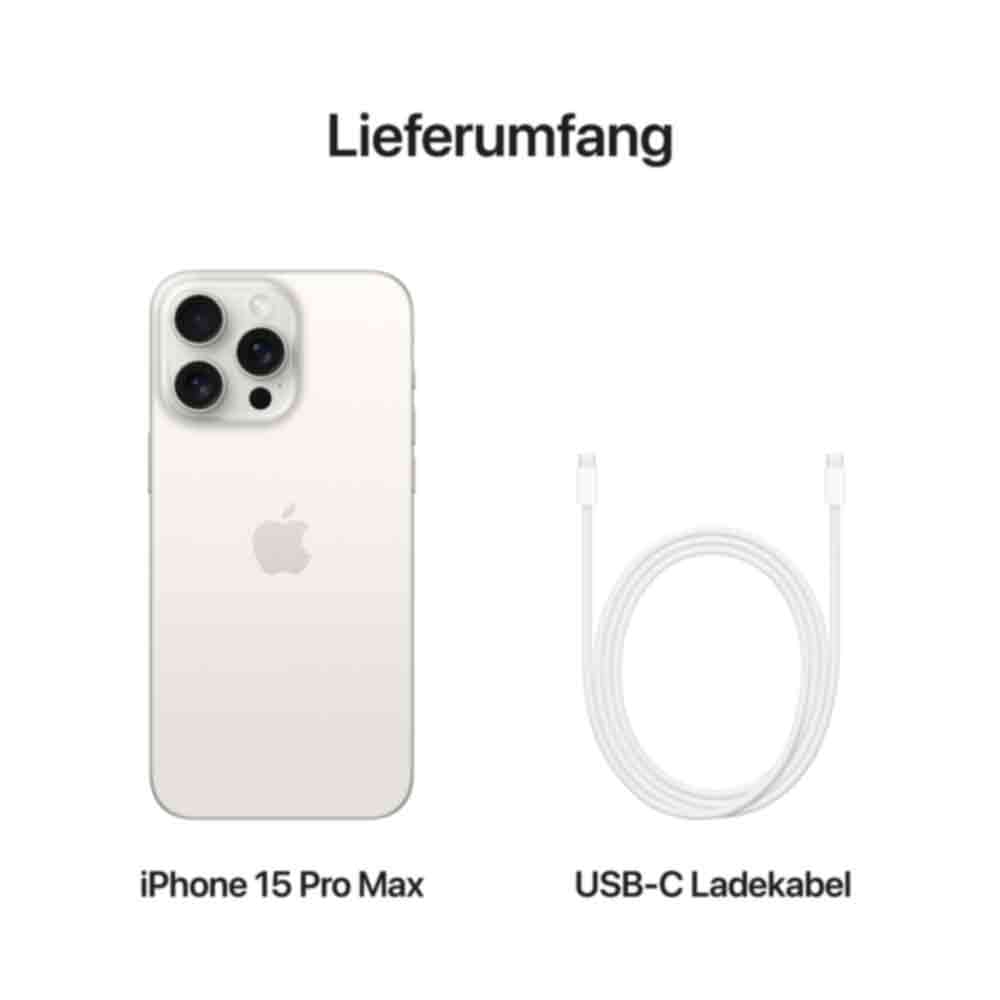 Купить Apple iPhone 15 Pro Max 256GB White Titanium (MU783ZD/A) в магазине wardena.ru