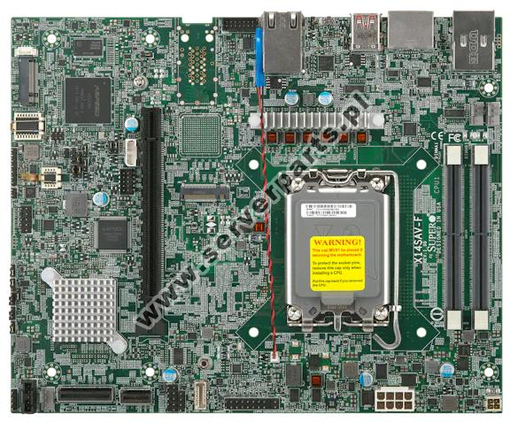Купить Motherboard Supermicro MBD-X14SAV-F W880 LGA1851 AMD EPYC 9005 SATA M.2 DDR5 в магазине wardena.ru