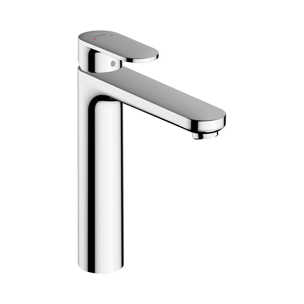 Купить Hansgrohe Vernis Blend Смеситель для раковины однорычажный 190 с изолированным каналом для воды и сливным гарнитуром хром 71572000 в магазине wardena.ru