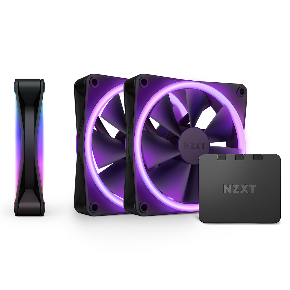Купить NZXT F120 RGB DUO Triple Pack Computergehäuse Ventilator 12 cm Schwarz 3 Stück(e) (RF-D12TF-B1) в магазине wardena.ru
