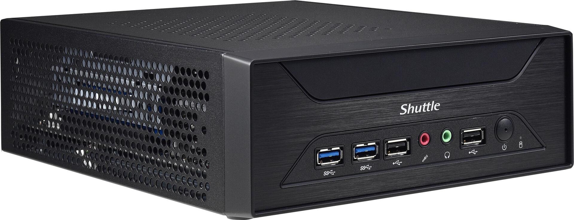Купить Shuttle XPC slim XH410G - Barebone - Slim-PC - LGA1200-Sockel - Intel H410 - keine CPU - RAM 0GB - GigE (PIB-XH410G01) в магазине wardena.ru