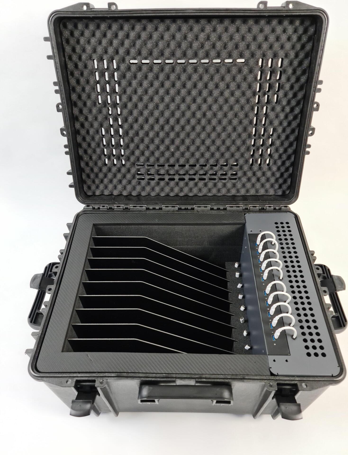 Купить LEBA NoteCase - Aufbewahrungsbox - für 10 Notebooks - verriegelbar - Polypropylen Copolymer - Schwarz (NCASE-10LAP-UC-SC) в магазине wardena.ru