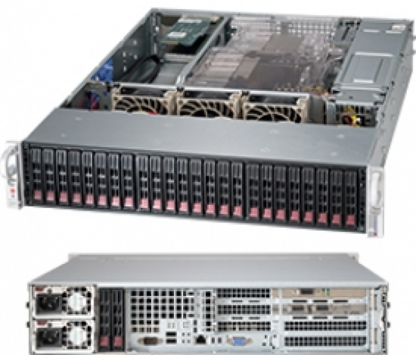 Купить Chassis Supermicro CSE-216BE1C-R920WB 2U 920W Redundant Hot-Swap 24xHDD SATA/SAS в магазине wardena.ru