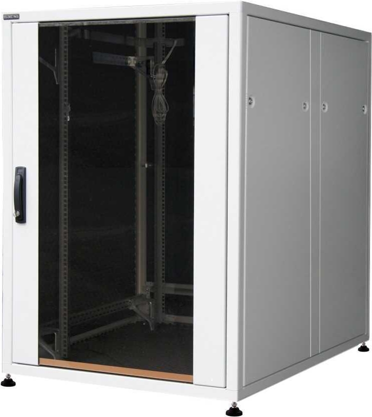 Купить SILENCE RACK Schallgedämmter Serverschrank - 24 HE - 2 SILENT-Lüfter - 800 x 1200 mm - Sichttür - Vollblechtür - lichtgrau (99SR248012) в магазине wardena.ru